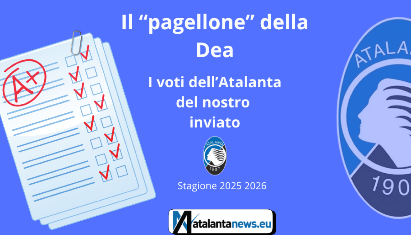 Il PAGELLONE dell’Atalanta nella stagione 2025 2026